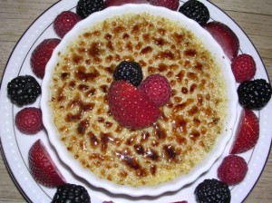 Pistachio Creme Brulee